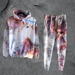 Nike Tie Dye hoodie and sweatpants Set